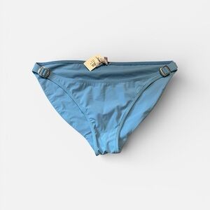 NWT Orlebar Brown buckle accent bikini bottoms blue